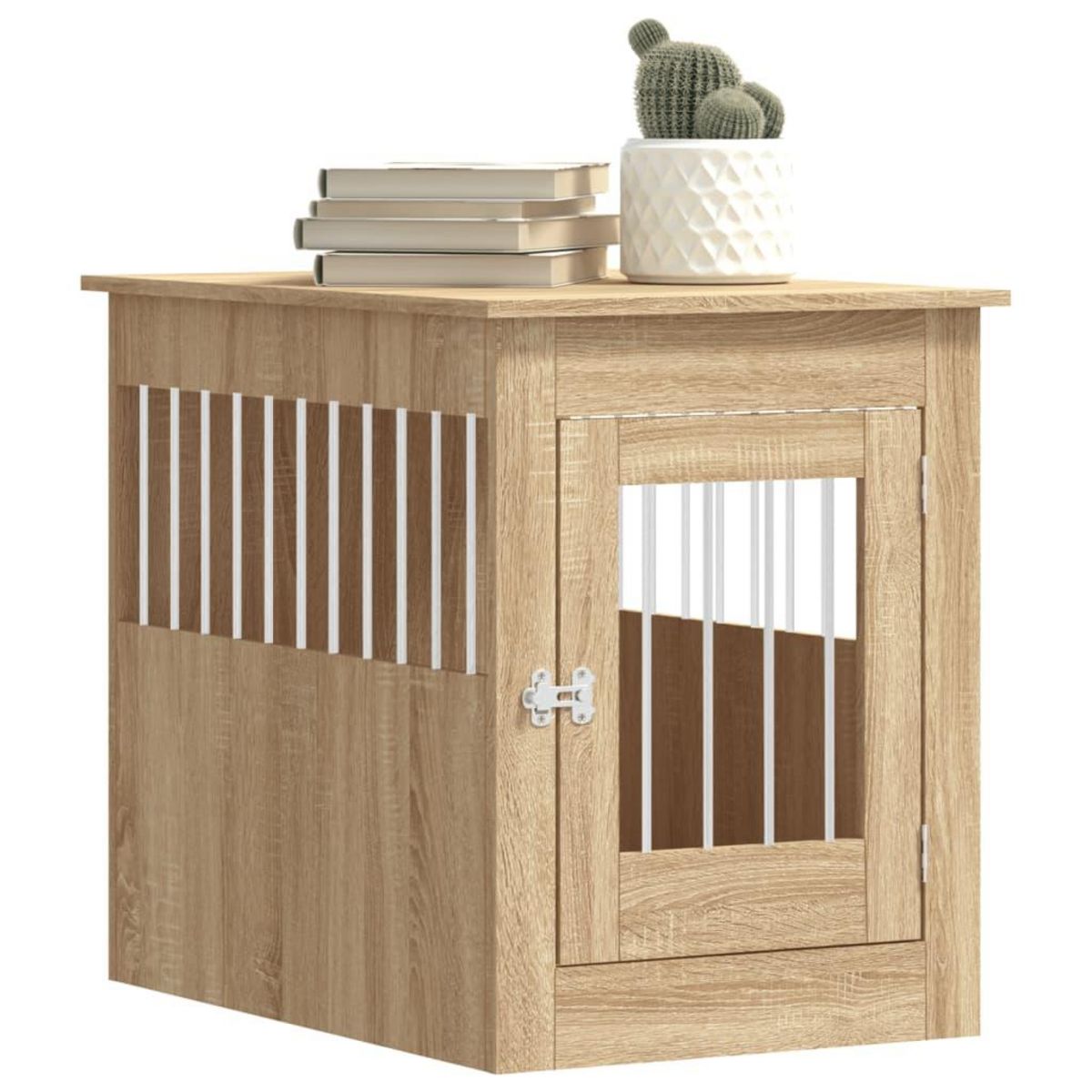 VIDAXL Meuble de cage pour chiens chene sonoma 55x80x68 cm