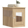 Voir la diapositive 4 : VIDAXL Meuble de cage pour chiens chene sonoma 55x80x68 cm