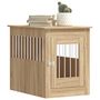 Voir la diapositive 4 : VIDAXL Meuble de cage pour chiens chene sonoma 55x80x68 cm