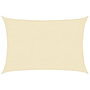 Voir la diapositive 2 : VIDAXL Voile d'ombrage 160 g/m^2 Creme 2x2,5 m PEHD