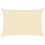 Voir la diapositive 2 : VIDAXL Voile d'ombrage 160 g/m^2 Creme 2x2,5 m PEHD
