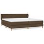Voir la diapositive 2 : VIDAXL Sommier a lattes de lit avec matelas Marron fonce 200x200 cm