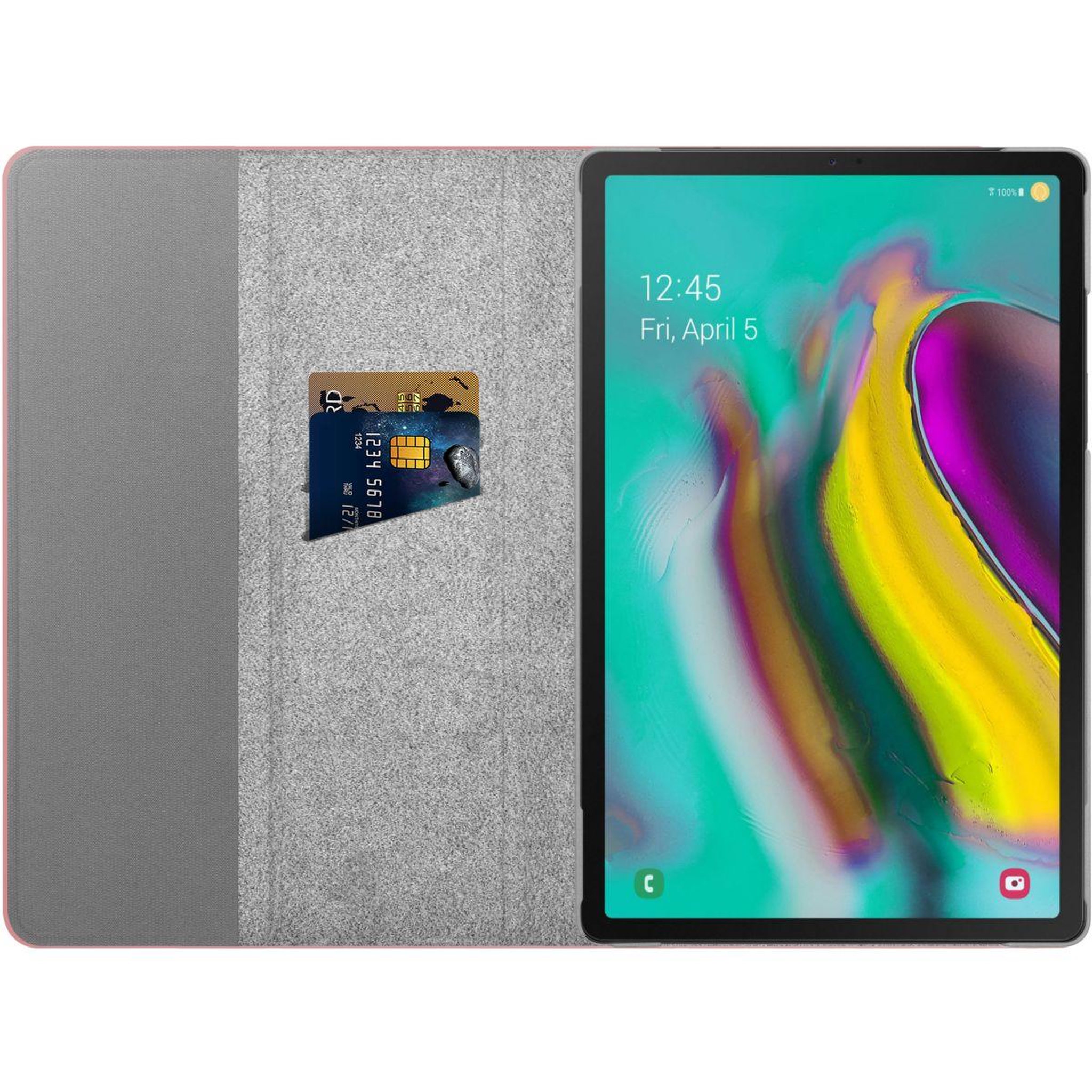 Voir la diapositive 4 : ADEQWAT Etui samsung tab a7 10.4 rose