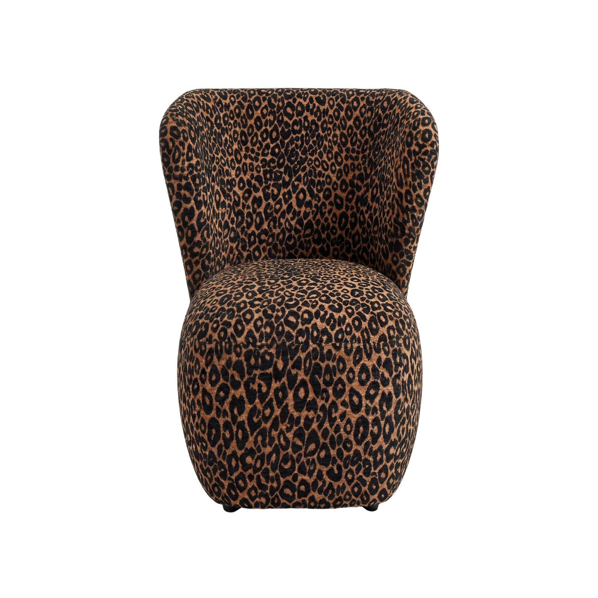 Voir la diapositive 1 : CASANOVA PARIS Capri - fauteuil tissu imprimé animalier