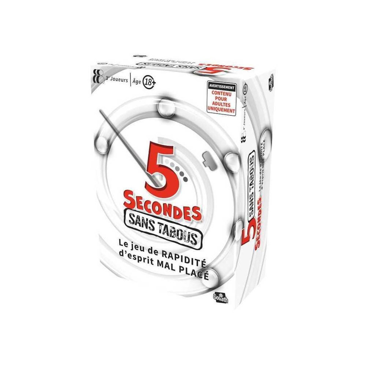 GOLIATH 5 secondes sans tabous - Jeu d'ambiance - GOLIATH - Des 18 ans