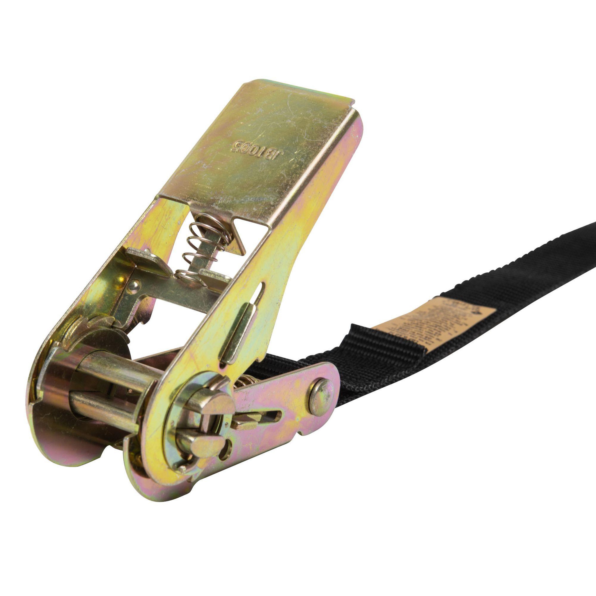 Voir la diapositive 5 : WERKAPRO Sangle avec cliquet 2 crochets 5m x 25mm werka pro