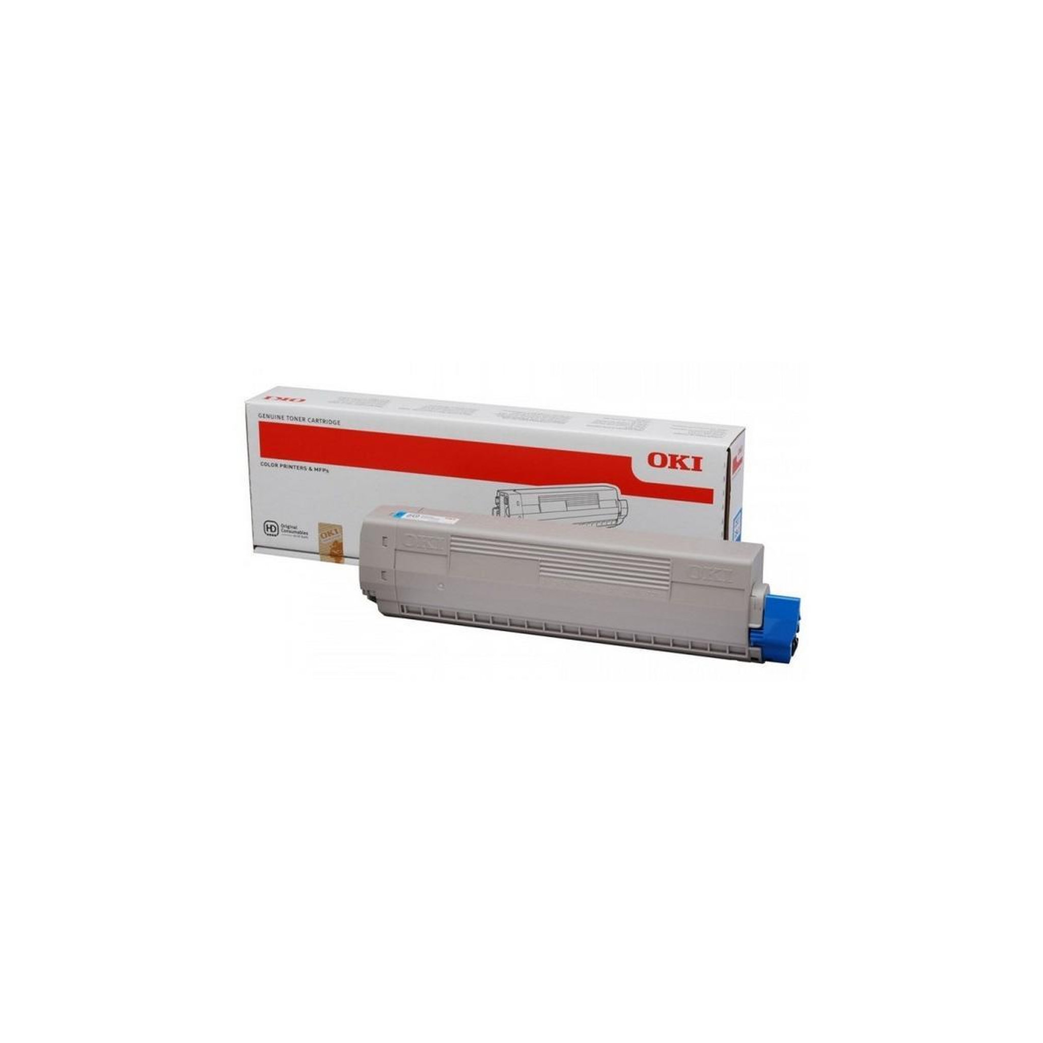Voir la diapositive 2 : Oki Cartouche Oki cyan MC 861