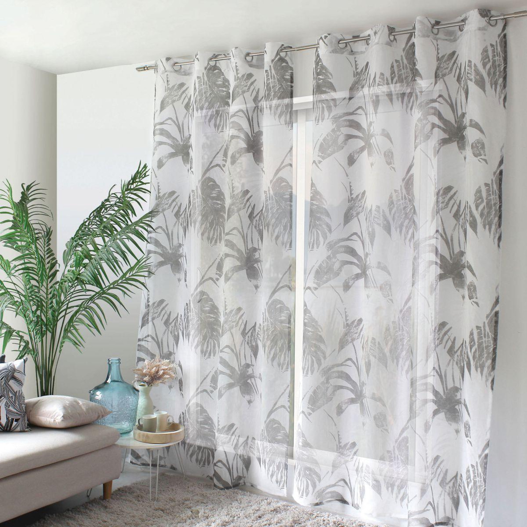 ENJOY HOME Rideau voilage imprimé  milano  140x240cm multicolore