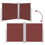 Voir la diapositive 5 : VIDAXL Auvent lateral retractable Marron 100 x 600 cm