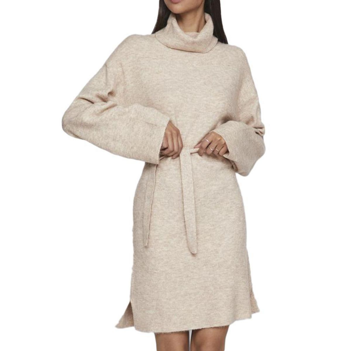 Vila Robe Pull  Femme Vila Rollneck