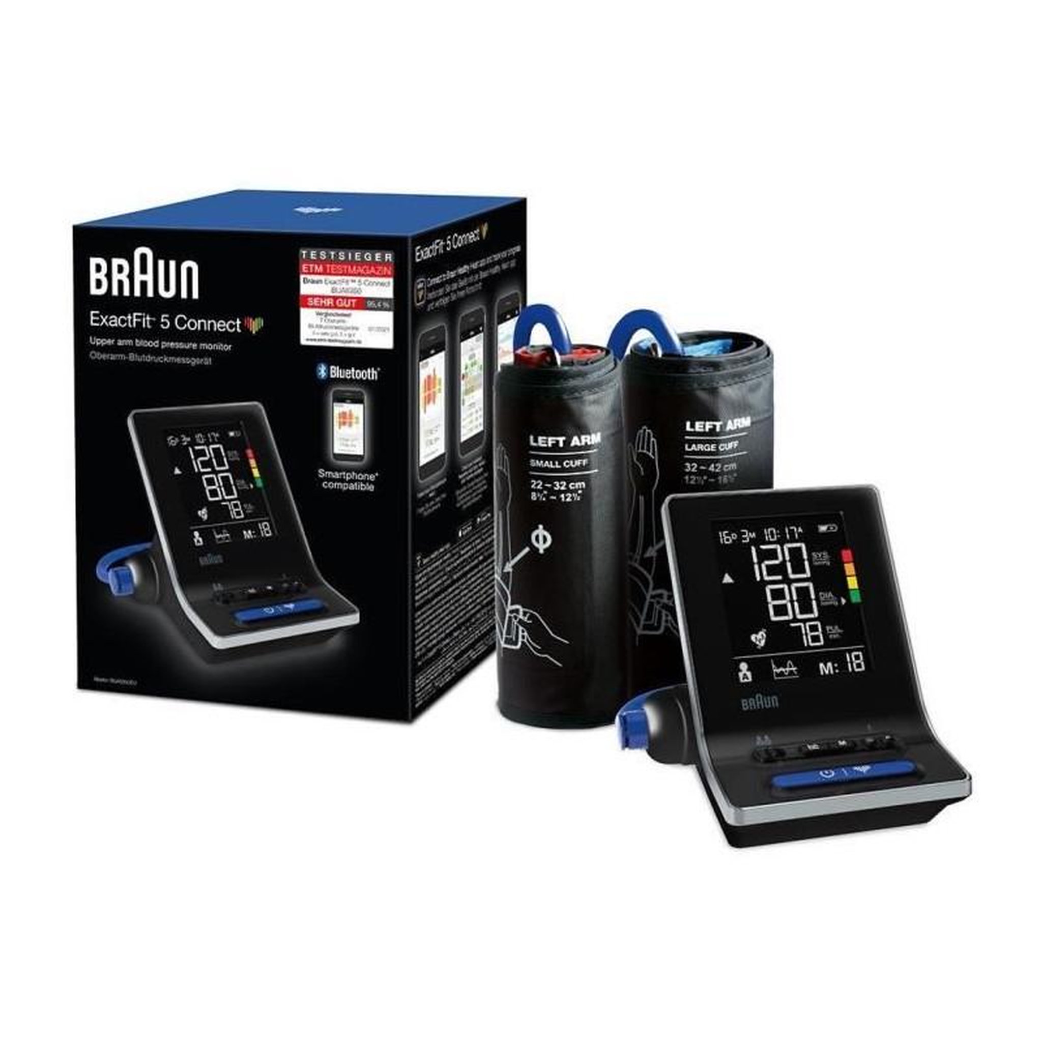 BRAUN Tensiometre bras - BRAUN - BUA6350EU - Connecté Exacfit 5