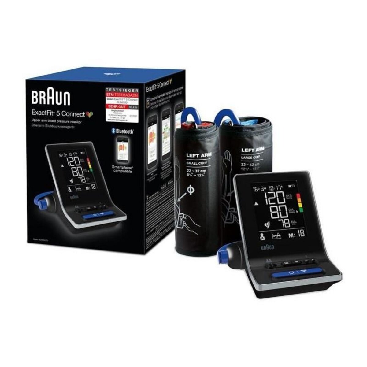 BRAUN Tensiometre bras - BRAUN - BUA6350EU - Connecté Exacfit 5