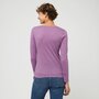 Voir la diapositive 2 : INEXTENSO T-shirt manches longues violet en coton femme