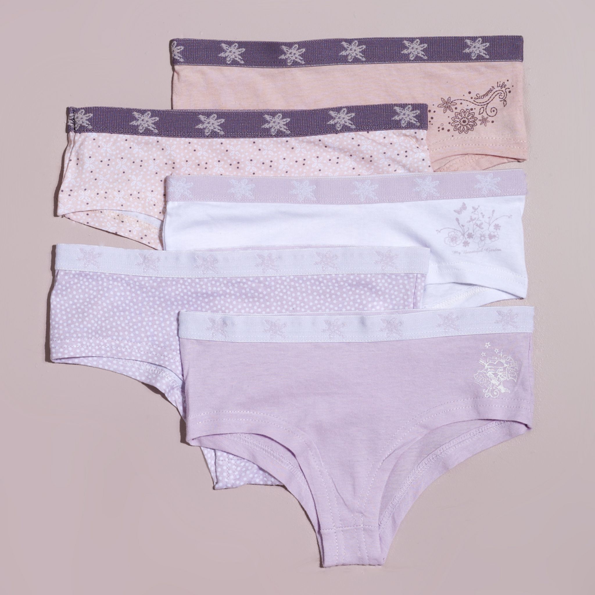 Slips Danse Fille - Lot De 3 - Coton Élastique - Coupe Haute Invisible - Pour Ballet, Gymnastique - Taille S/M/L