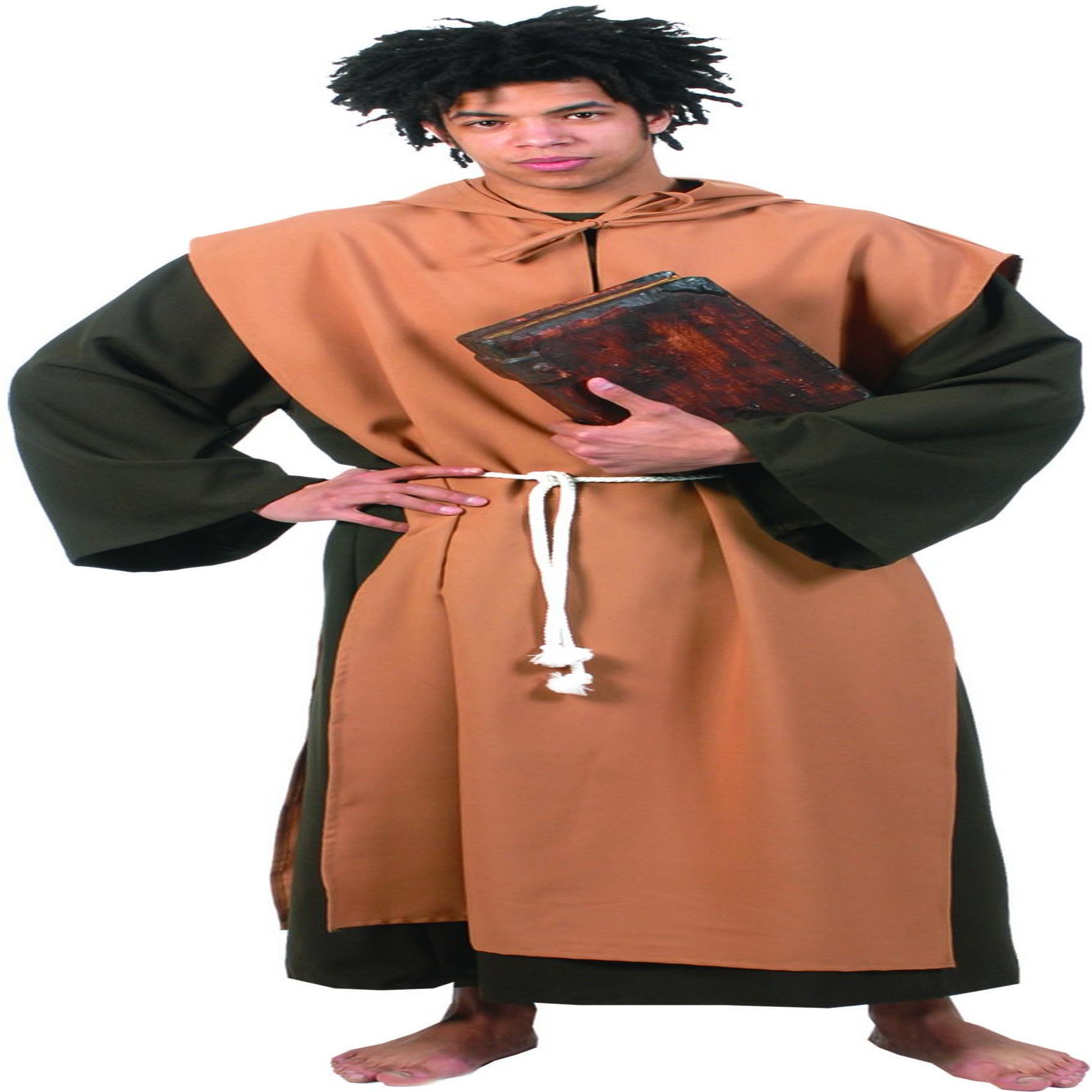 FUNNY FASHION Costume De Moine Médiéval - XL