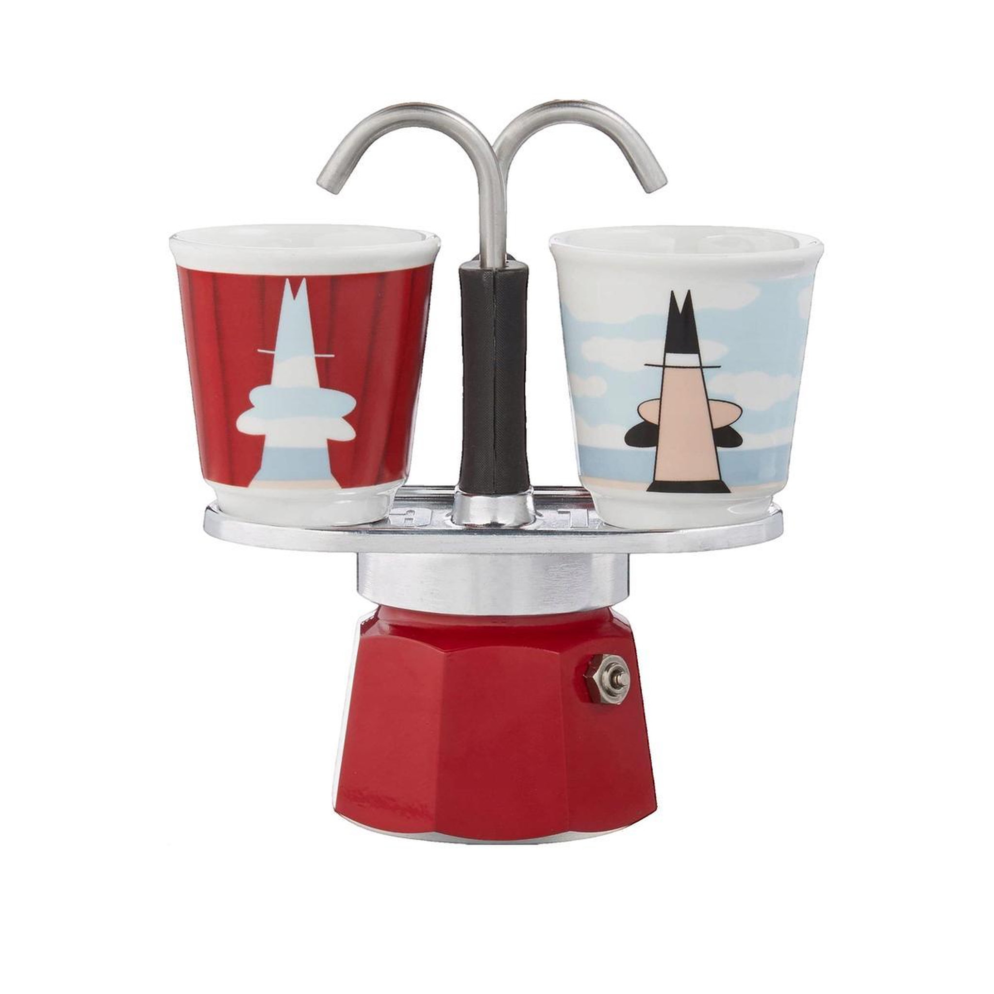 Voir la diapositive 2 : BIALETTI Cafetière italienne Bialetti Mini Express rouge