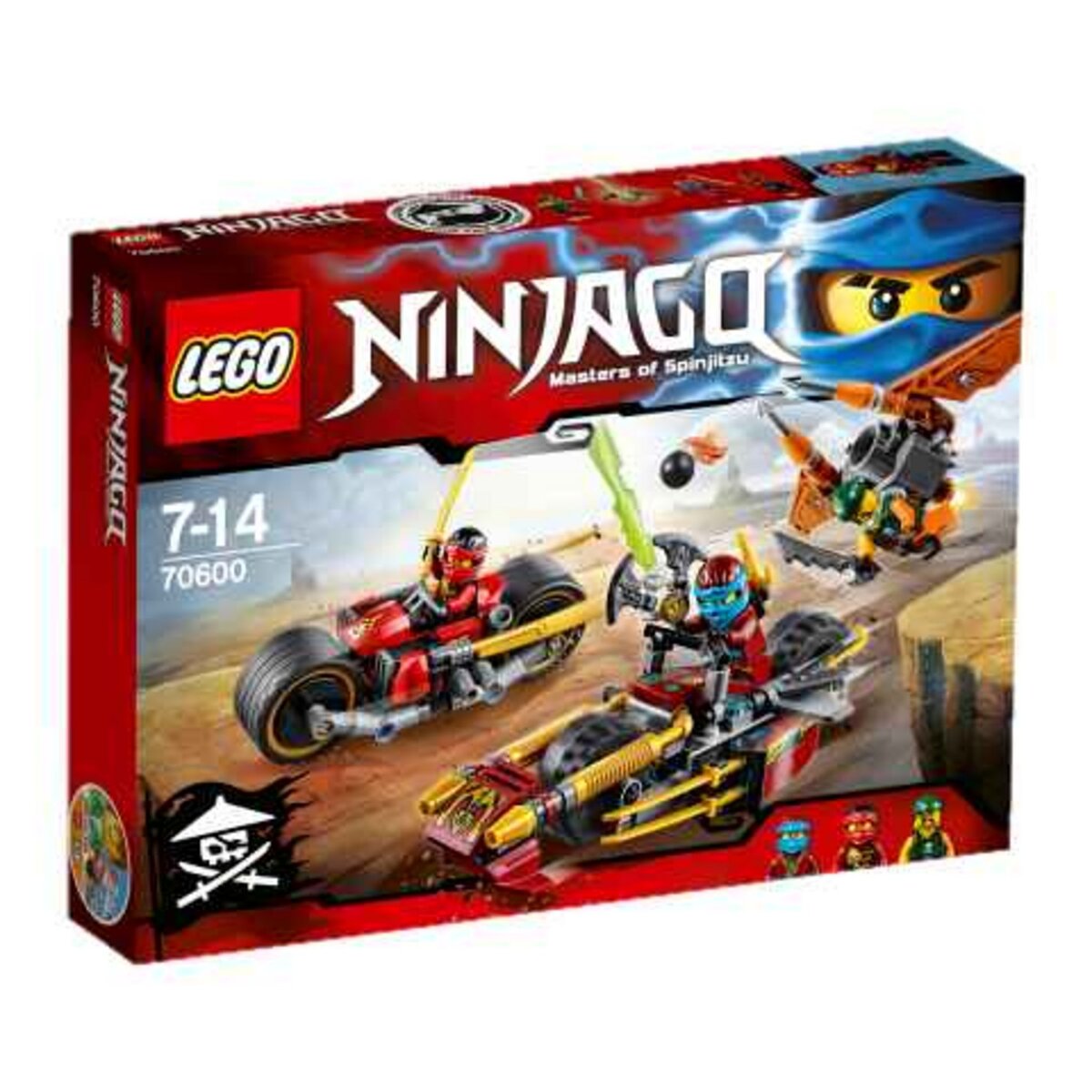 LEGO Ninjago 70600 - La poursuite en moto des Ninja