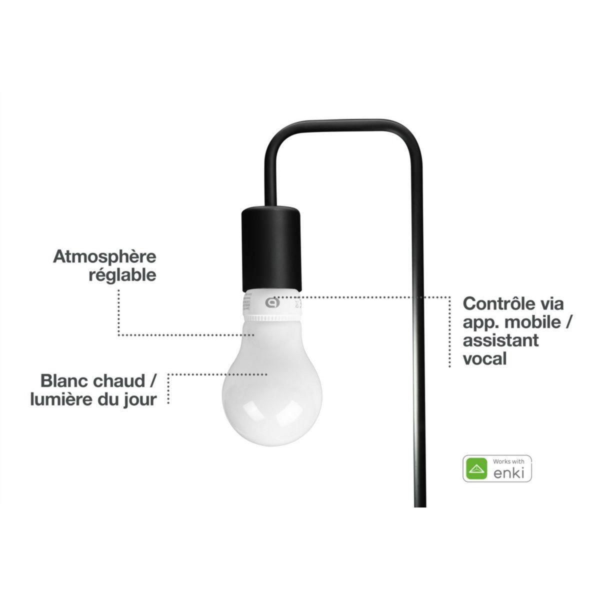ESSENTIEL B Ampoule LED connectée Nuances de Blanc Classique E27