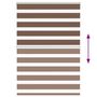Voir la diapositive 5 : VIDAXL Store zebre marron 95x150 cm largeur du tissu 90,9 cm polyester