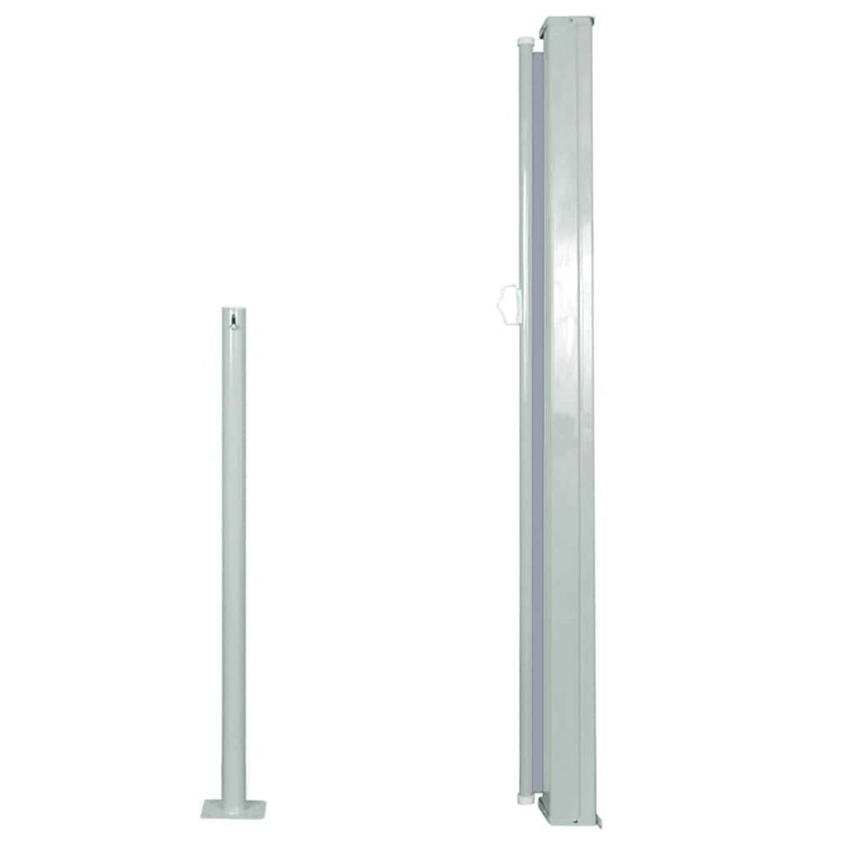 VIDAXL Auvent lateral retractable 120 x 300 cm Gris