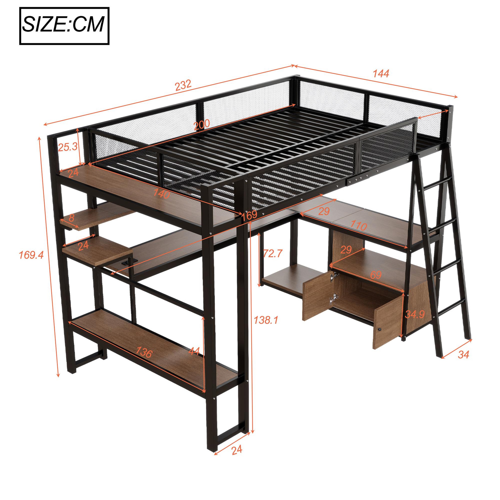 Voir la diapositive 3 : MERAX Lit mezzanine
