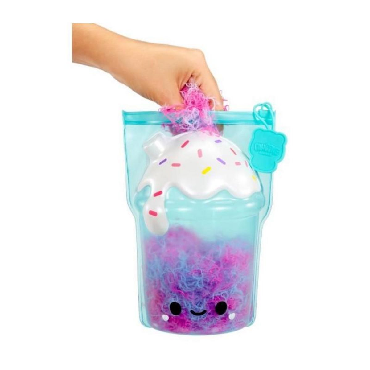 L.O.L. SURPRISE! Fluffie Stuffiez - Peluche ASMR a personnaliser - BOBA - Rembourrage a retirer et découvrir un autre personnage - Dés 4 ans