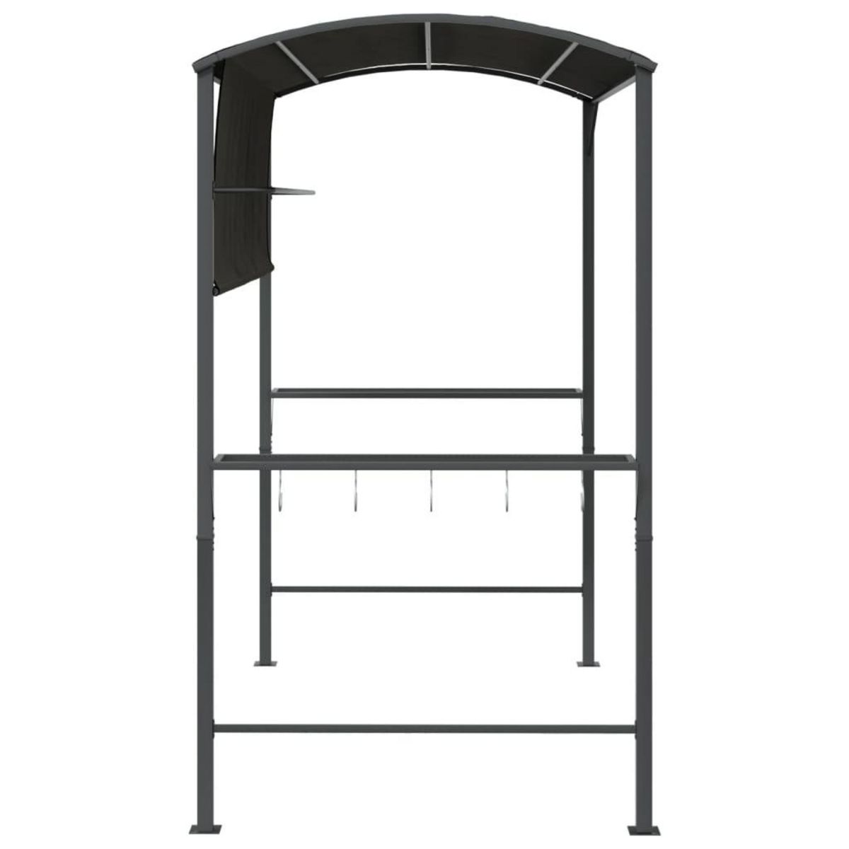 VIDAXL Belvedere avec toit 220x110x200 cm Anthracite