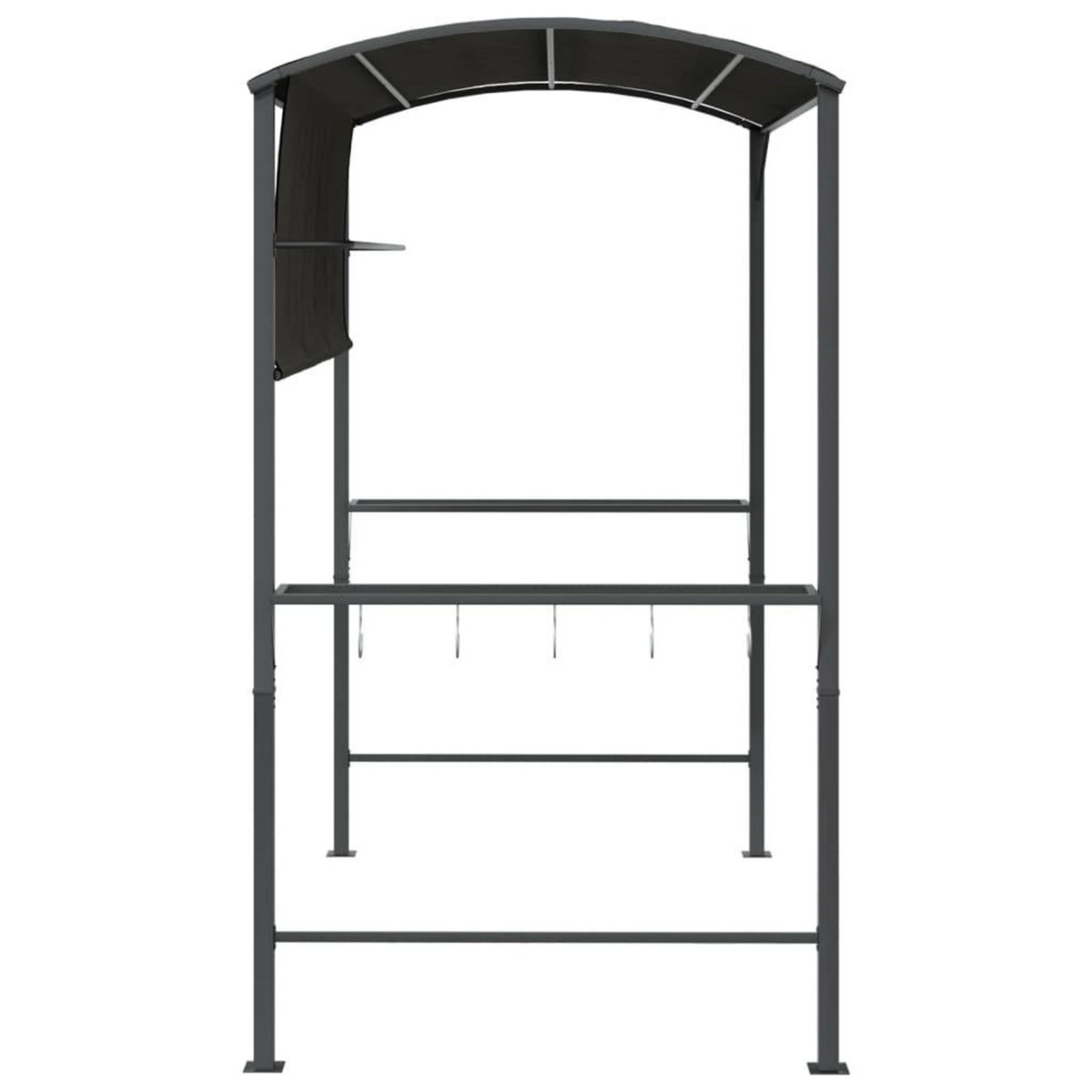 VIDAXL Belvedere avec toit 220x110x200 cm Anthracite