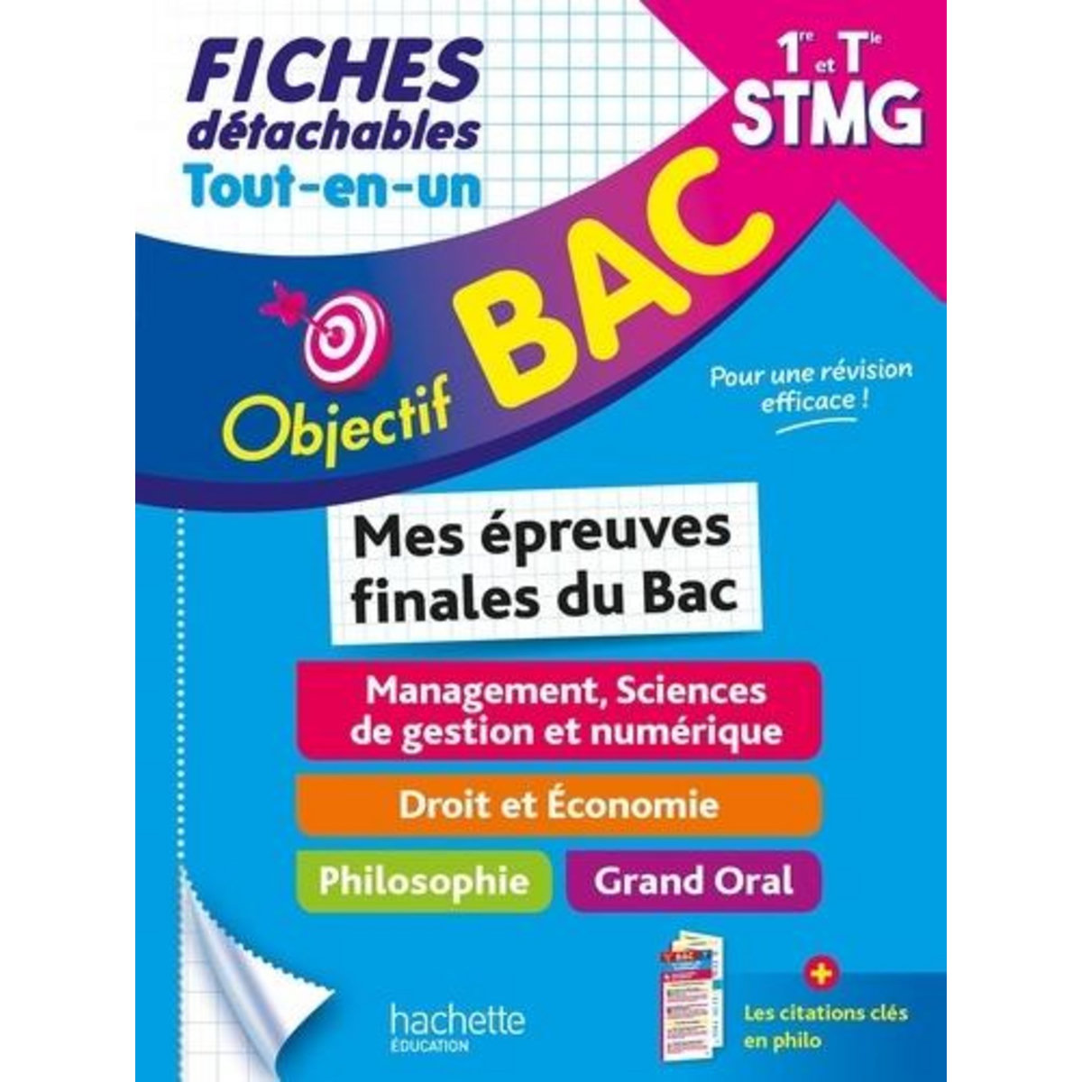 MES EPREUVES FINALES DU BAC 1RE ET TLE STMG, Bloch N.