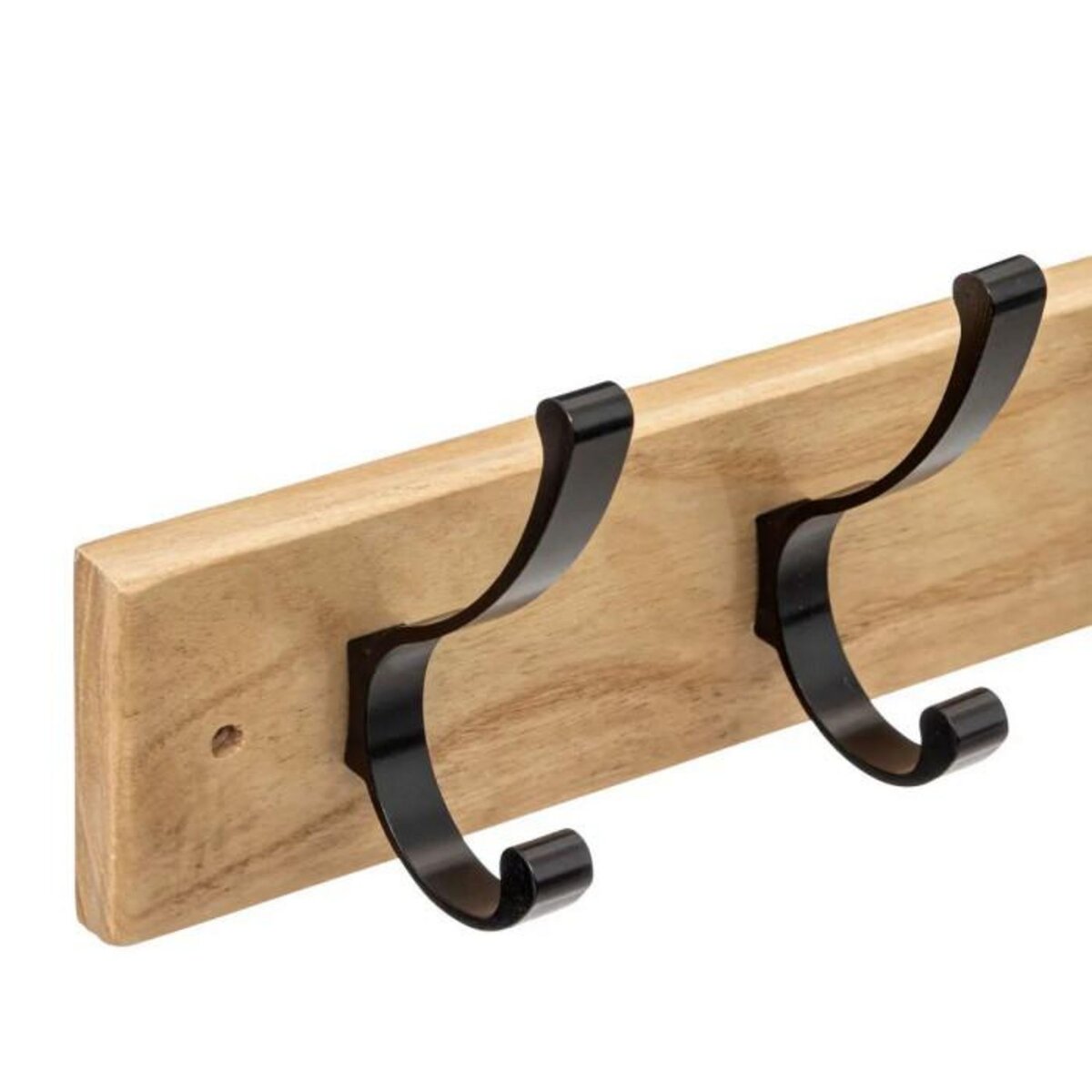 FIVE Patère Murale en Bois  6 Crochets  58cm Naturel