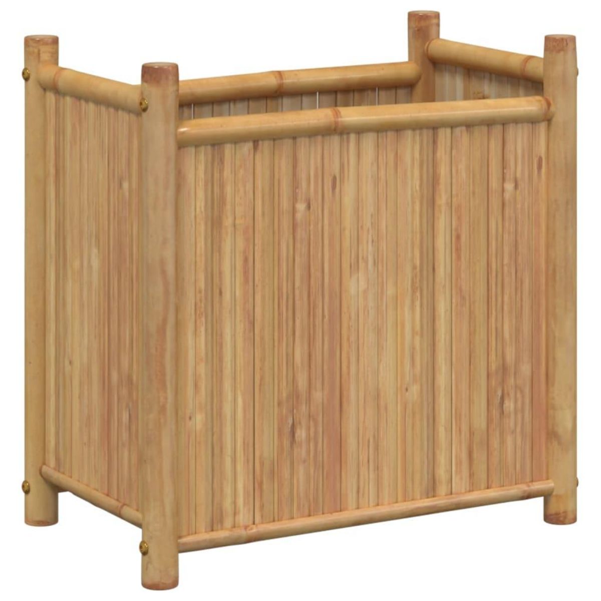 VIDAXL Jardiniere 50x30x50 cm bambou