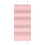 VIDAXL Store plisse rose 60x150 cm largeur du tissu 59,4 cm polyester