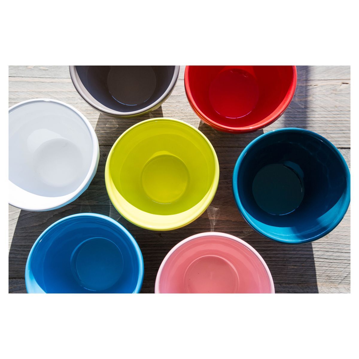 Lot de 6 bols turquoise