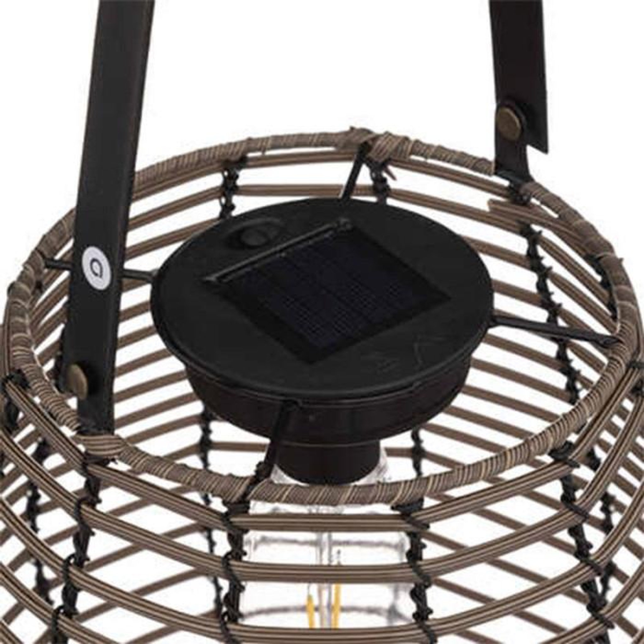 Voir la diapositive 3 : ATMOSPHERA Lampe Solaire d'Extérieur  Viky  26cm Marron Tonka