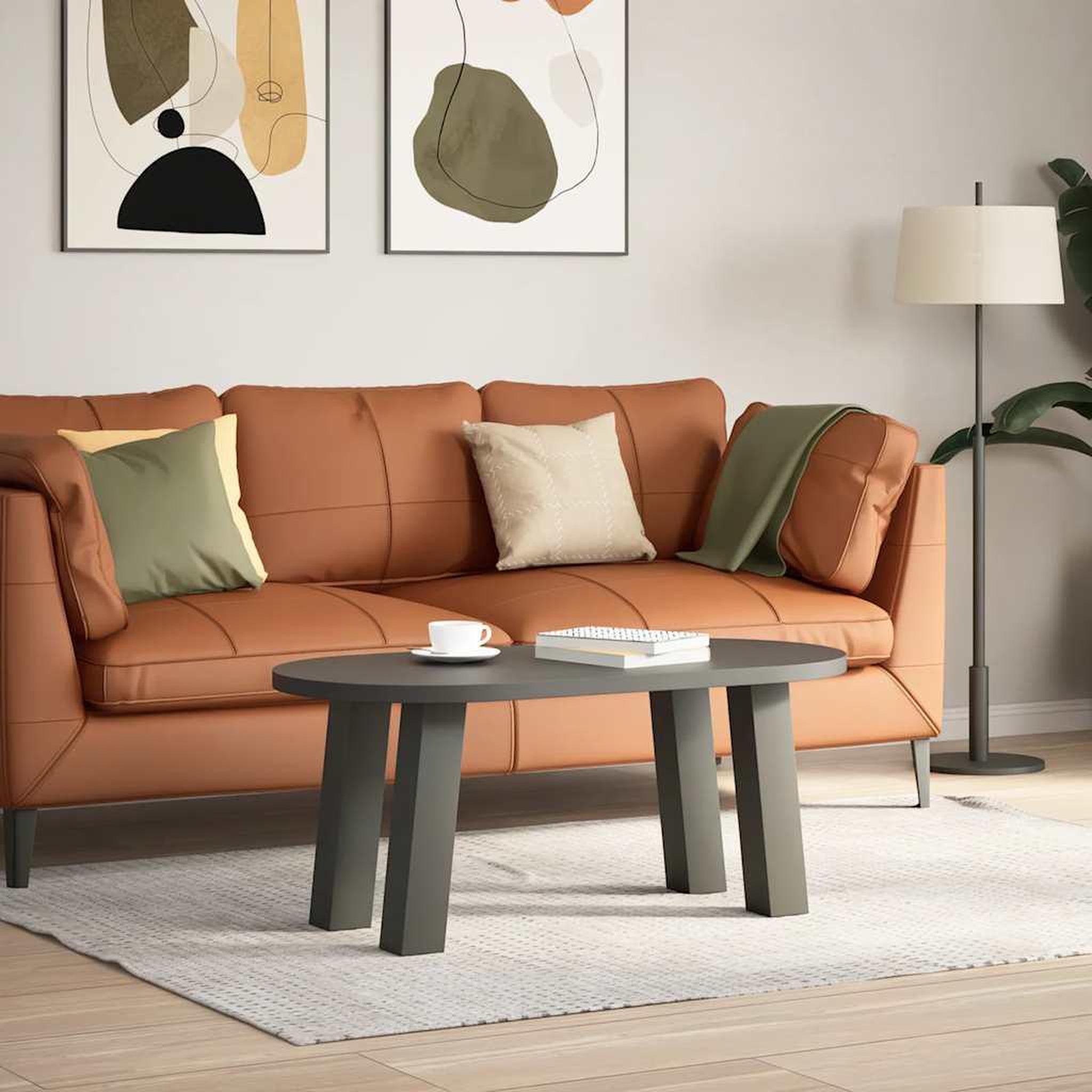 Voir la diapositive 3 : VIDAXL Pieds de table basse 4 pcs anthracite 42 cm acier