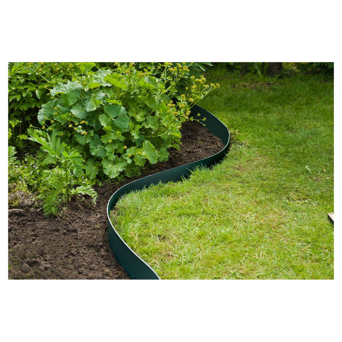 Nature Bordure de jardin - PE, épaisseur 3 mm, vert