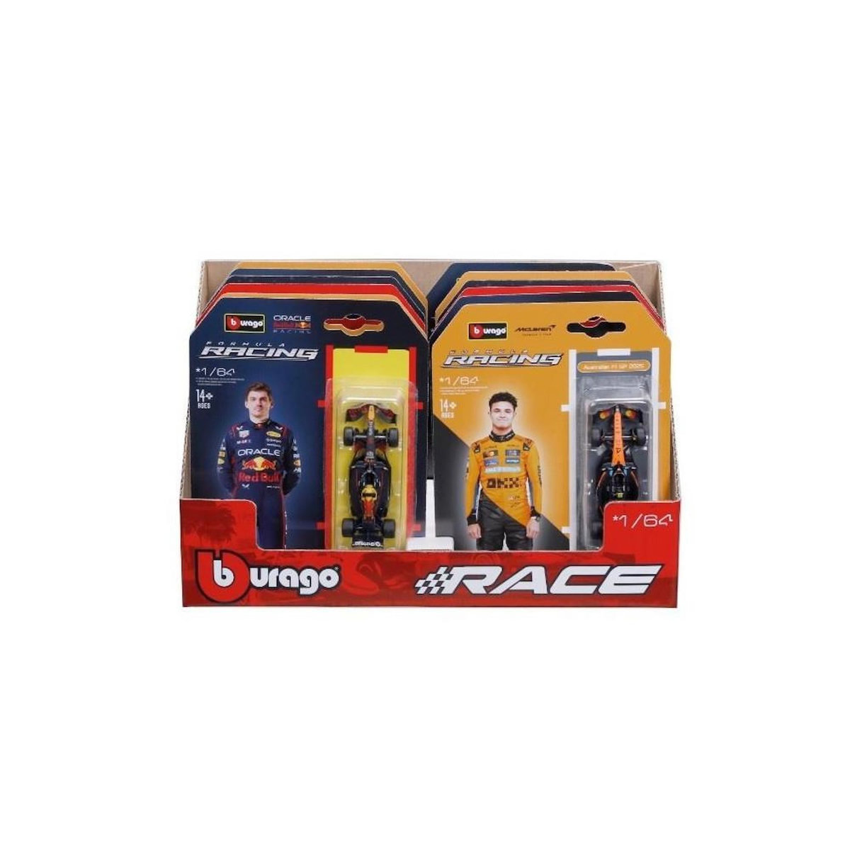 BBurago Voiture Bburago 1 64 Racing F1 2025 Modèle aléatoire