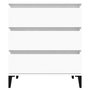Voir la diapositive 5 : VIDAXL Buffet Blanc 60x35x70 cm Bois d'ingenierie