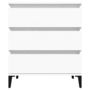 Voir la diapositive 5 : VIDAXL Buffet Blanc 60x35x70 cm Bois d'ingenierie
