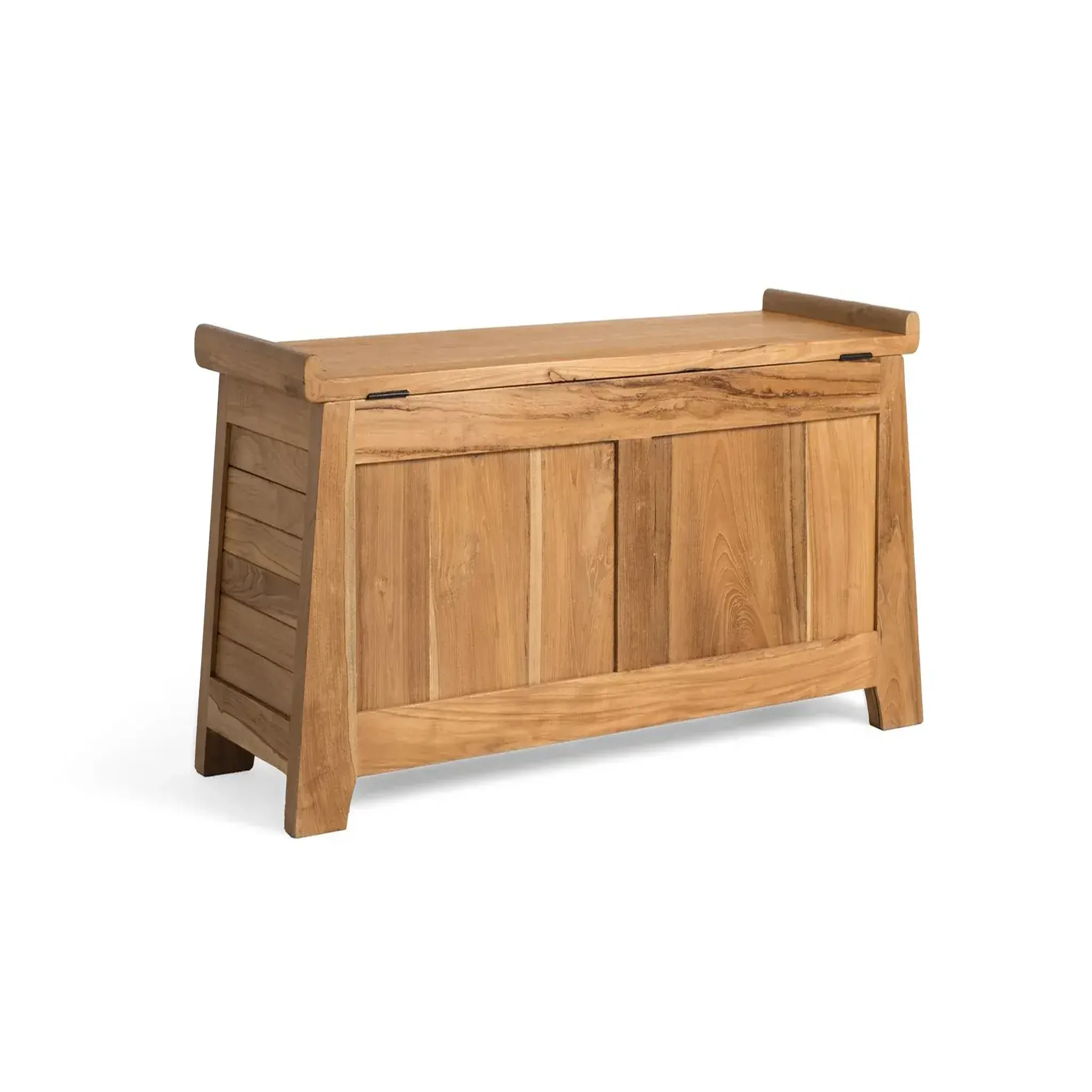 Voir la diapositive 5 : GINER Y COLOMER SL Coffre en bois de teck 114 cm style colonial oriental