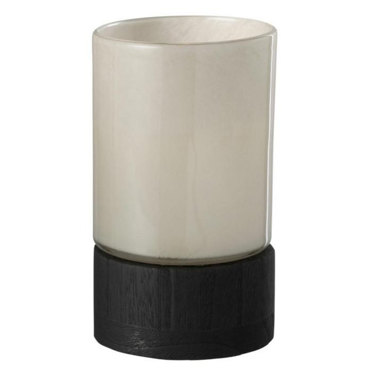 Paris Prix Photophore Design  Ray  20cm Gris & Noir