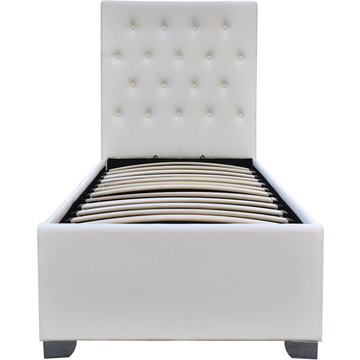 Habitat et Jardin Lit simple avec coffre  Tino  - 90 × 190 cm - Blanc