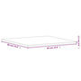 Voir la diapositive 6 : VIDAXL Dessus de table 60x60x1,5 cm carre bois massif de hetre