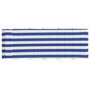 Voir la diapositive 5 : VIDAXL Coussin de chaise longue rayures bleues/blanches 180x60x3 cm