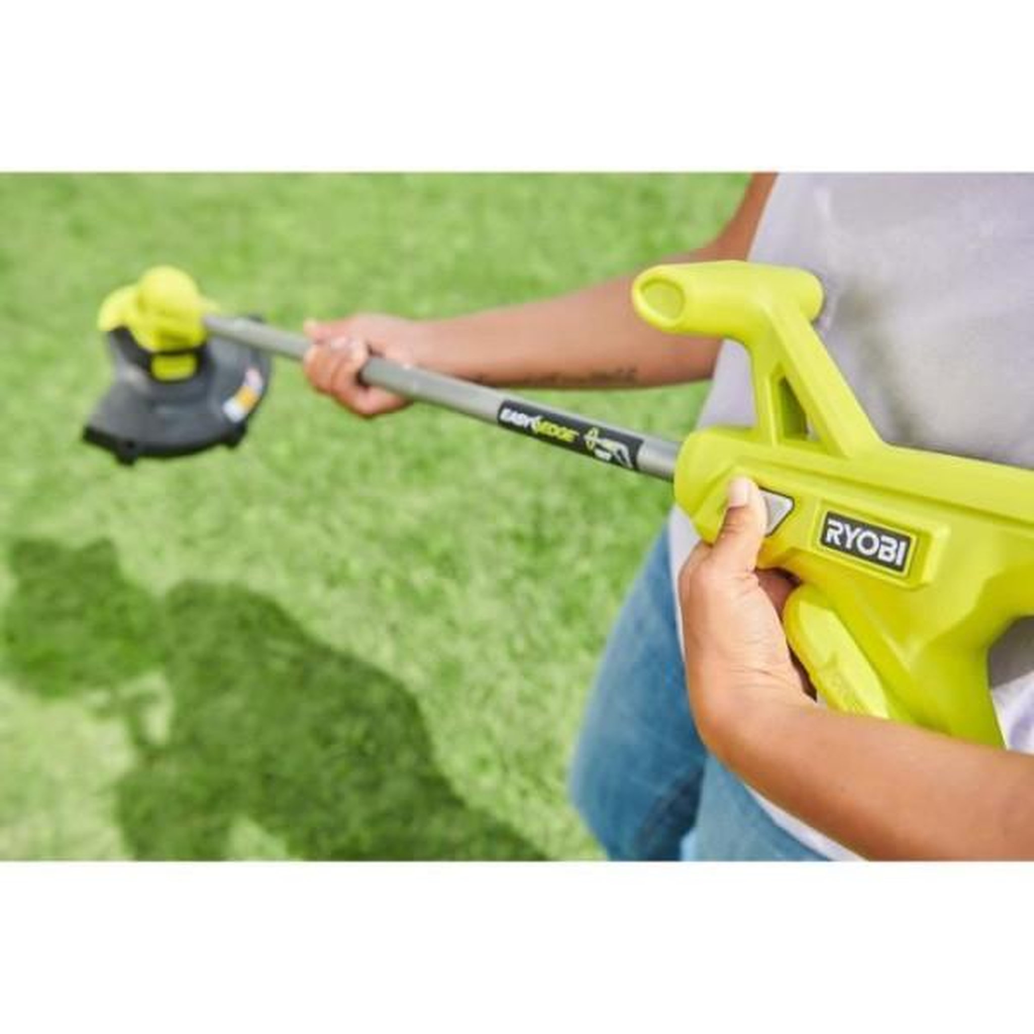 Voir la diapositive 6 : Ryobi RYOBI - Coupe-bordures / dresse-bordures 18V ONE+ - Ø coupe 23 cm - Ø fil 1 x 1,6 mm - vendu sans batterie ni chargeur - RY18L