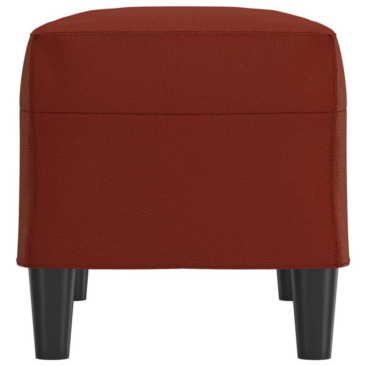 VIDAXL Banc Rouge bordeaux 70x35x41 cm Similicuir