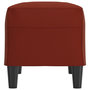 Voir la diapositive 4 : VIDAXL Banc Rouge bordeaux 70x35x41 cm Similicuir