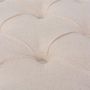 Voir la diapositive 5 : VIDAXL Banc Lin Bois massif 110 x 38 x 48 cm Blanc creme