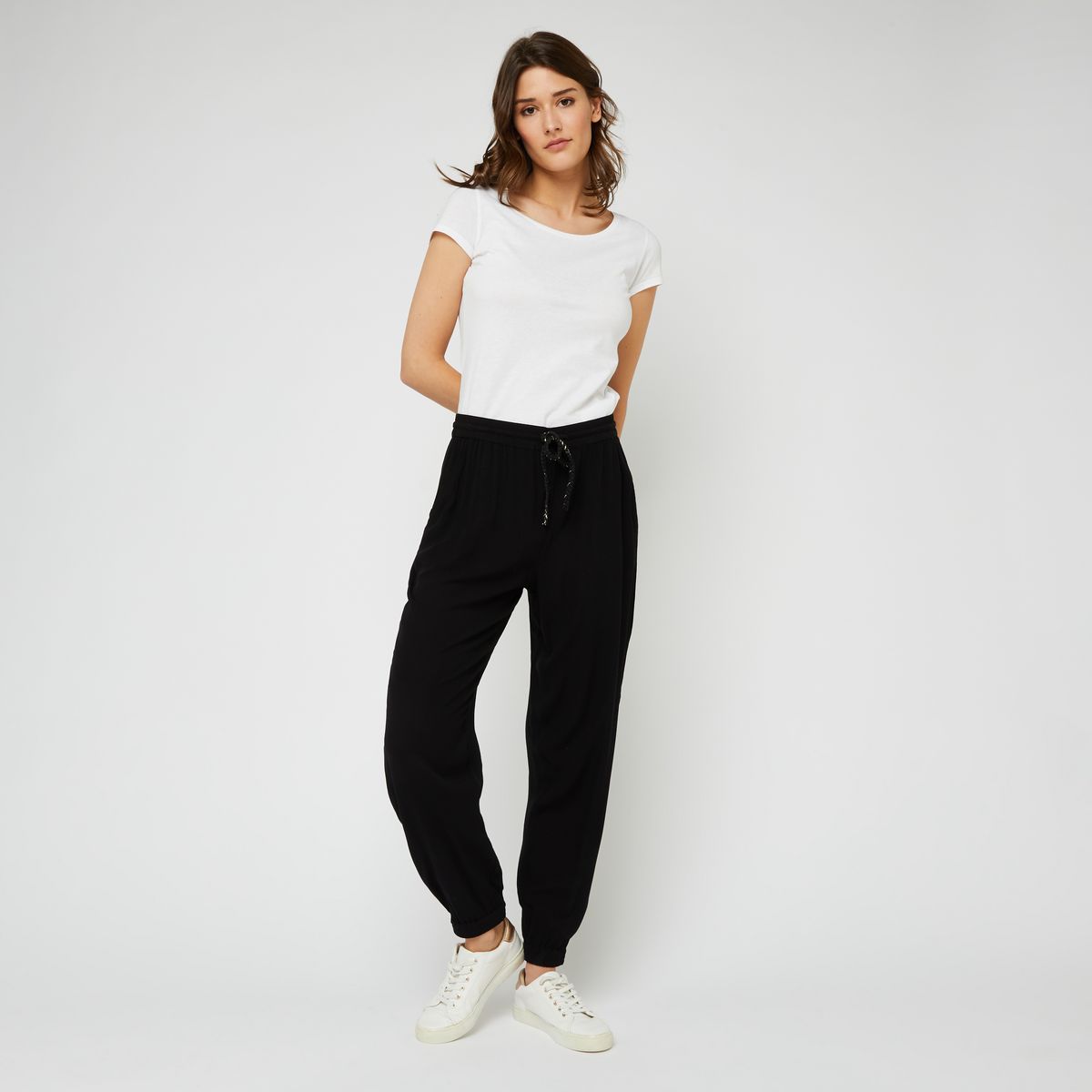 INEXTENSO Pantalon Noir femme