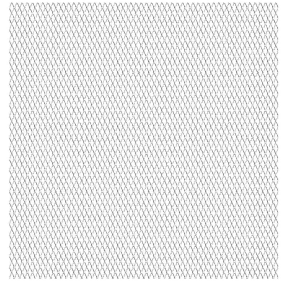 VIDAXL Panneau de grillage de jardin Acier inox 100x85 cm 30x17x2,5 mm
